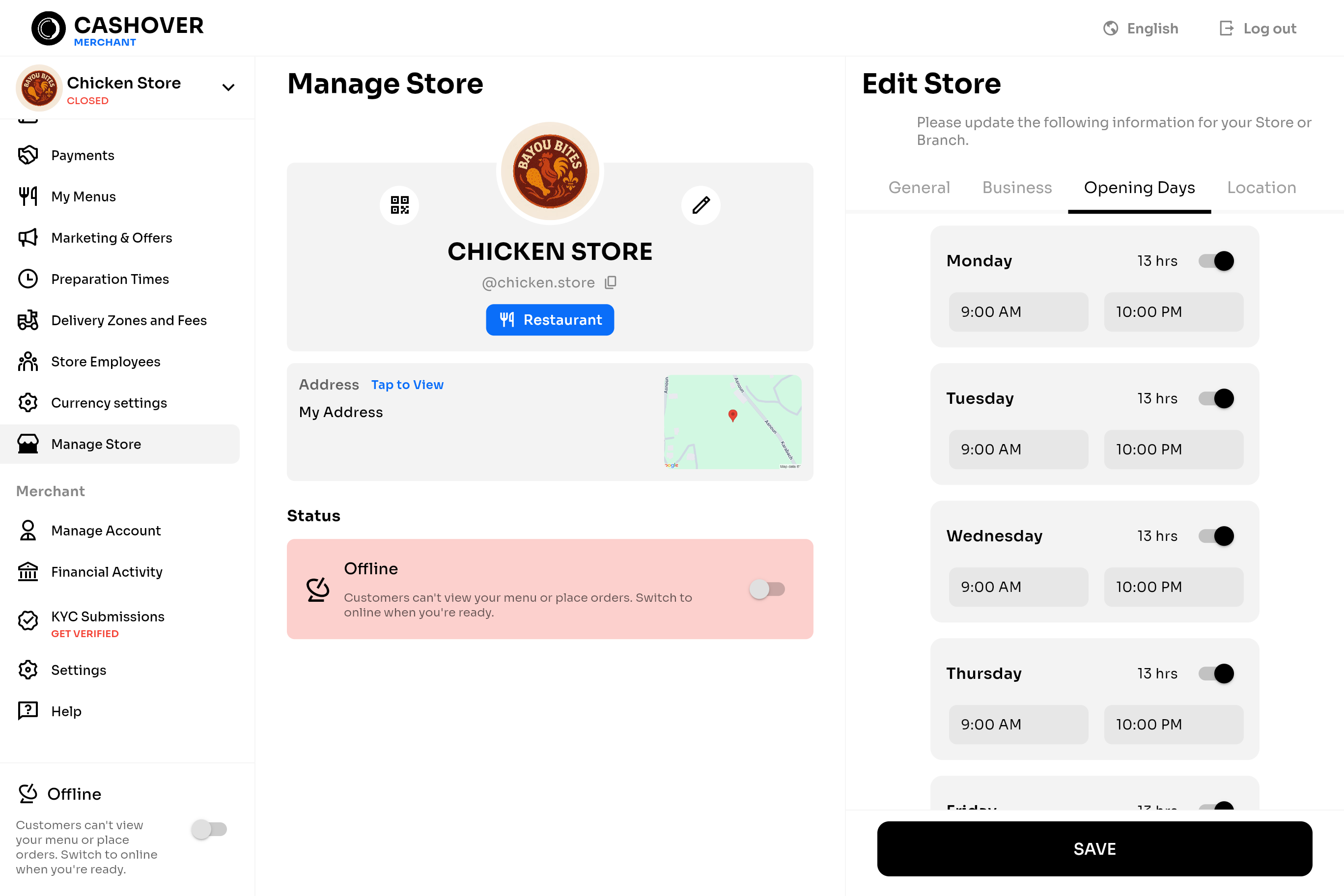 Create Menu